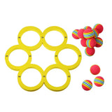 Maxbell Pool Toss Game Lightweight Foam Float Ring for Party Summer Fun Water Sports 10 balls