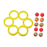 Maxbell Pool Toss Game Lightweight Foam Float Ring for Party Summer Fun Water Sports 10 balls