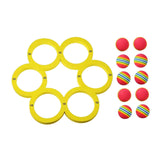 Maxbell Pool Toss Game Lightweight Foam Float Ring for Party Summer Fun Water Sports 10 balls