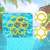 Maxbell Pool Toss Game Lightweight Foam Float Ring for Party Summer Fun Water Sports 10 balls