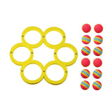 Maxbell Pool Toss Game Lightweight Foam Float Ring for Party Summer Fun Water Sports 12 balls
