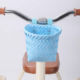 Maxbell Kids Bike Decoration Basket Cute Handlebar Basket for Children Scooter Girls Blue