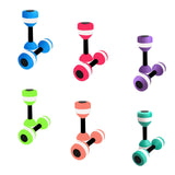 Maxbell 2x Water Dumbbells for Pool Exercise for Swimming Activities Spas Upper Body