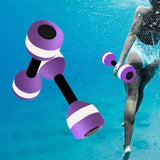 Maxbell 2x Water Dumbbells for Pool Exercise for Swimming Activities Spas Upper Body