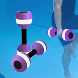 Maxbell 2x Water Dumbbells for Pool Exercise for Swimming Activities Spas Upper Body