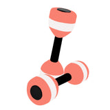 Maxbell 2x Water Dumbbells for Pool Exercise for Swimming Activities Spas Upper Body