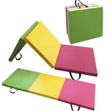 Maxbell Folding Exercise Mat Triple Fold Nonslip for Home Gym Tumbling Core Workouts