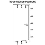 Maxbell Door Anchor Strap for Resistance Bands Compact Multifunctional Nylon Webbing