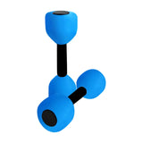 Maxbell Aquatic Dumbbell Pool Resistance Swim Training Fitness Barbell Water Aerobic Blue Black Buckle
