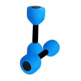 Maxbell Aquatic Dumbbell Pool Resistance Swim Training Fitness Barbell Water Aerobic Blue Black Buckle