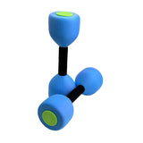 Maxbell Aquatic Dumbbell Pool Resistance Swim Training Fitness Barbell Water Aerobic Blue Green Buckle