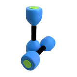 Maxbell Aquatic Dumbbell Pool Resistance Swim Training Fitness Barbell Water Aerobic Blue Green Buckle