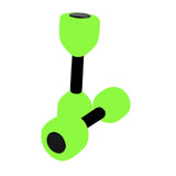 Maxbell Aquatic Dumbbell Pool Resistance Swim Training Fitness Barbell Water Aerobic Green Black Buckle