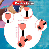 Maxbell Aquatic Dumbbell Pool Resistance Swim Training Fitness Barbell Water Aerobic Pink Black Buckle