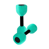 Maxbell Aquatic Dumbbell Pool Resistance Swim Training Fitness Barbell Water Aerobic Lake Blue Green Black Buckle
