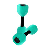 Maxbell Aquatic Dumbbell Pool Resistance Swim Training Fitness Barbell Water Aerobic Lake Blue Green Black Buckle