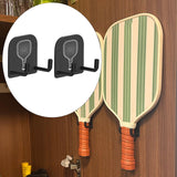 Maxbell 2Pcs Pickleball Paddle Rack Holds Badminton for Garage Workouts Tennis Court