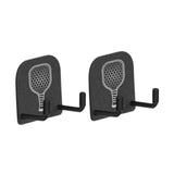 Maxbell 2Pcs Pickleball Paddle Rack Holds Badminton for Garage Workouts Tennis Court