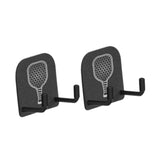 Maxbell 2Pcs Pickleball Paddle Rack Holds Badminton for Garage Workouts Tennis Court