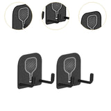Maxbell 2Pcs Pickleball Paddle Rack Holds Badminton for Garage Workouts Tennis Court