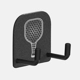 Maxbell 2Pcs Pickleball Paddle Rack Holds Badminton for Garage Workouts Tennis Court
