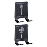Maxbell Badminton Racket Hook Modern Wall Mounted Racket Rack for Bedroom Garage Gym for Badminton Racket
