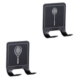 Maxbell Badminton Racket Hook Modern Wall Mounted Racket Rack for Bedroom Garage Gym for Badminton Racket