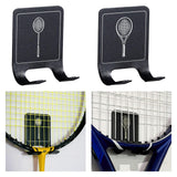 Maxbell Badminton Racket Hook Modern Wall Mounted Racket Rack for Bedroom Garage Gym for Badminton Racket