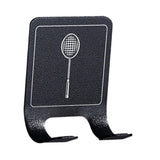 Maxbell Badminton Racket Hook Modern Wall Mounted Racket Rack for Bedroom Garage Gym for Badminton Racket