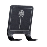 Maxbell Badminton Racket Hook Modern Wall Mounted Racket Rack for Bedroom Garage Gym for Badminton Racket