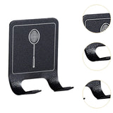 Maxbell Badminton Racket Hook Modern Wall Mounted Racket Rack for Bedroom Garage Gym for Badminton Racket