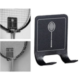 Maxbell Badminton Racket Hook Modern Wall Mounted Racket Rack for Bedroom Garage Gym for Badminton Racket