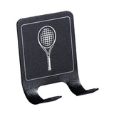 Maxbell Badminton Racket Hook Modern Wall Mounted Racket Rack for Bedroom Garage Gym for Tennis Racket