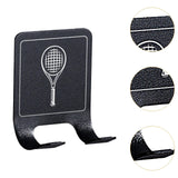 Maxbell Badminton Racket Hook Modern Wall Mounted Racket Rack for Bedroom Garage Gym for Tennis Racket