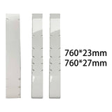 Maxbell Pickleball Paddle Protective Edge Tape TPU Clear 1 Piece 76x2.3cm