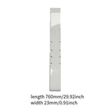 Maxbell Pickleball Paddle Protective Edge Tape TPU Clear 2 Pieces 76x2.3cm