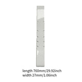Maxbell Pickleball Paddle Protective Edge Tape TPU Clear 2 Pieces 76x2.7cm