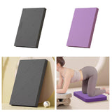 Maxbell Kneeling Pad Yoga Mat for Mobility Knee and Ankle Exercise Stability Workout Black 30cmx20cmx20mm