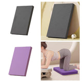 Maxbell Kneeling Pad Yoga Mat for Mobility Knee and Ankle Exercise Stability Workout Black 30cmx20cmx20mm