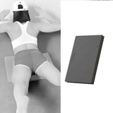 Maxbell Kneeling Pad Yoga Mat for Mobility Knee and Ankle Exercise Stability Workout Black 44cmx30cmx20mm