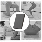 Maxbell Kneeling Pad Yoga Mat for Mobility Knee and Ankle Exercise Stability Workout Black 44cmx30cmx20mm