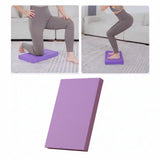 Maxbell Kneeling Pad Yoga Mat for Mobility Knee and Ankle Exercise Stability Workout Purple 44cmx30cmx20mm