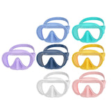 Maxbell Snorkel Diving Mask Waterproof with Nose Cover for Outdoor Water Sports Pool Light Blue