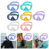 Maxbell Snorkel Diving Mask Waterproof with Nose Cover for Outdoor Water Sports Pool Light Blue