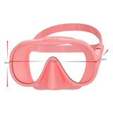 Maxbell Snorkel Diving Mask Waterproof with Nose Cover for Outdoor Water Sports Pool Light Blue