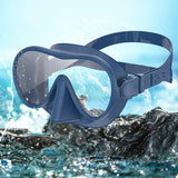 Maxbell Snorkel Diving Mask Waterproof with Nose Cover for Outdoor Water Sports Pool Light Blue