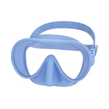 Maxbell Snorkel Diving Mask Waterproof with Nose Cover for Outdoor Water Sports Pool Light Blue