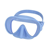 Maxbell Snorkel Diving Mask Waterproof with Nose Cover for Outdoor Water Sports Pool Light Blue