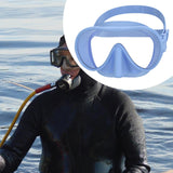 Maxbell Snorkel Diving Mask Waterproof with Nose Cover for Outdoor Water Sports Pool Light Blue