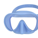 Maxbell Snorkel Diving Mask Waterproof with Nose Cover for Outdoor Water Sports Pool Light Blue